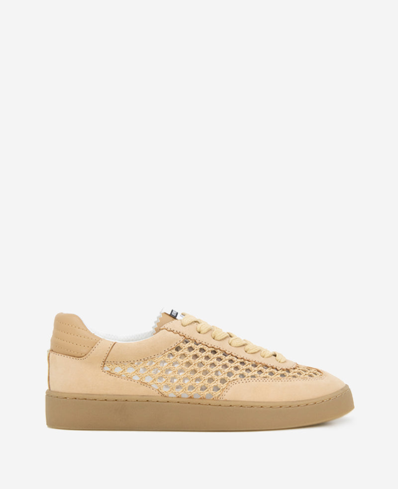 Sam Raffia Mesh Sneaker Natural Mesh