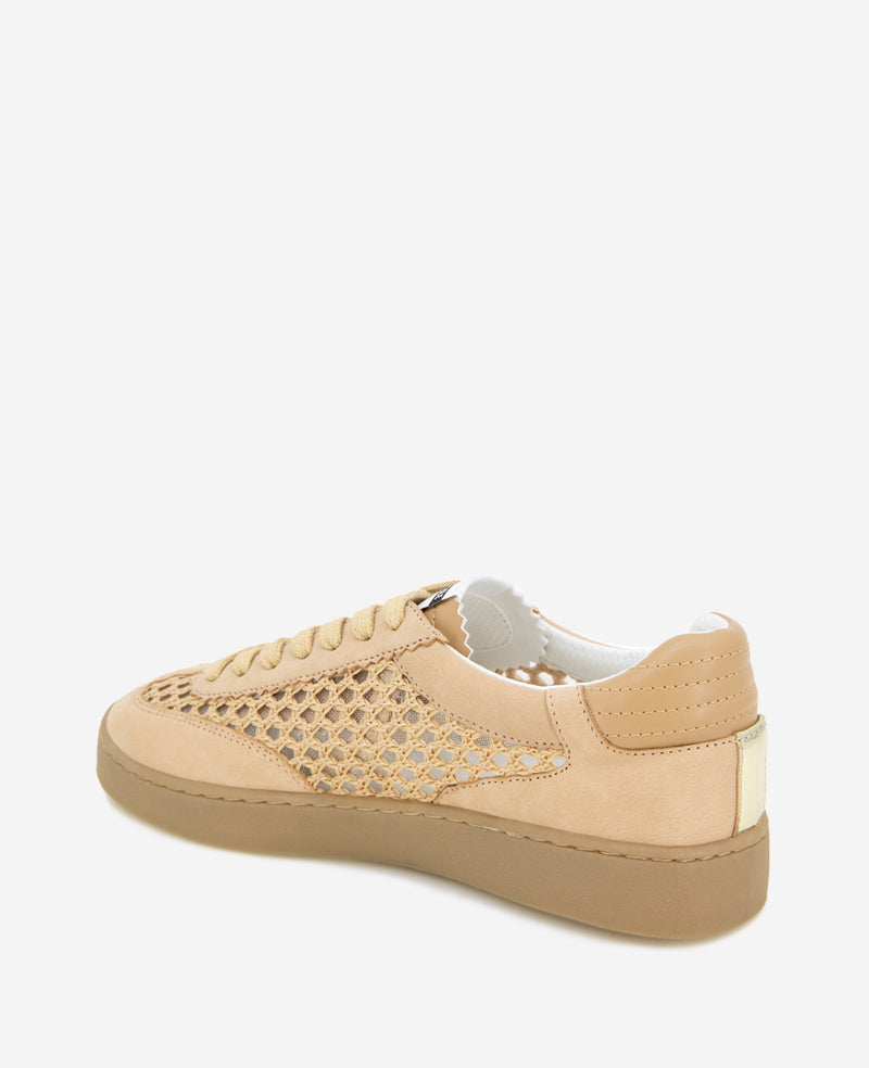Sam Raffia Mesh Sneaker Natural Mesh