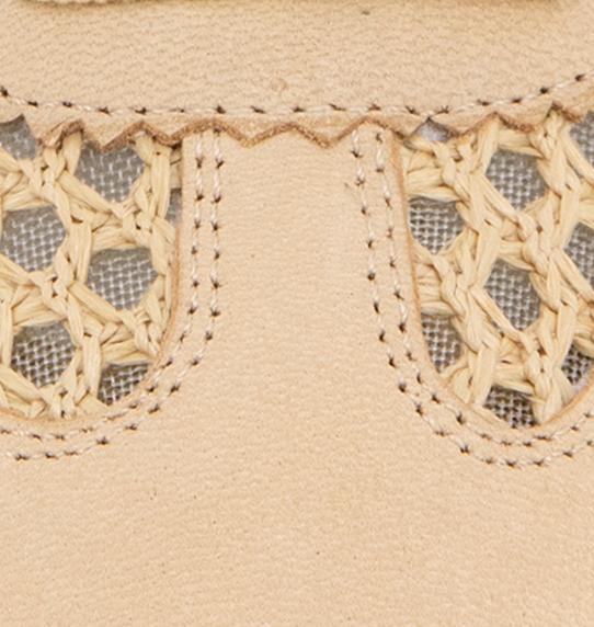 Sam Raffia Mesh Sneaker Natural Mesh