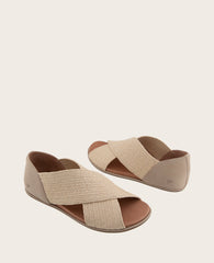 GENTLE SOULS - Laniey X-Band Elastic Sandal Natural Elastic