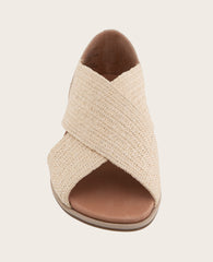 GENTLE SOULS - Laniey X-Band Elastic Sandal Natural Elastic