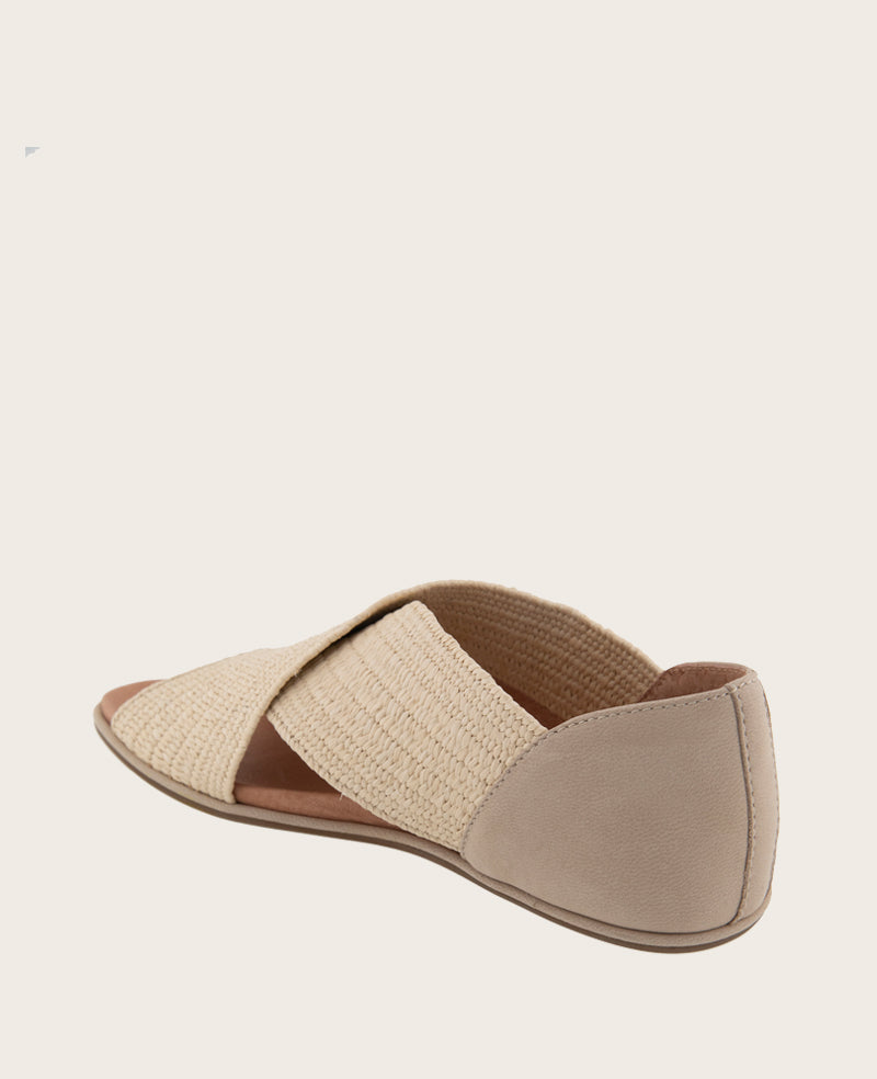 GENTLE SOULS - Laniey X-Band Elastic Sandal Natural Elastic