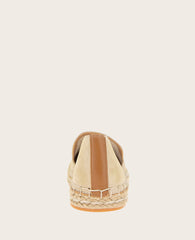 GENTLE SOULS - Seville Leather Espadrille Warm Sand Leather
