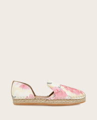 GENTLE SOULS - Seville Suede Floral Espadrille Floral Multi Suede