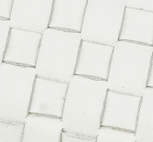 GENTLE SOULS - Willow Woven Leather Flat Stone Leather