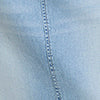 Denim Fly Front 4-Pocket Maxi Skirt With Fray Hem Vista Wash