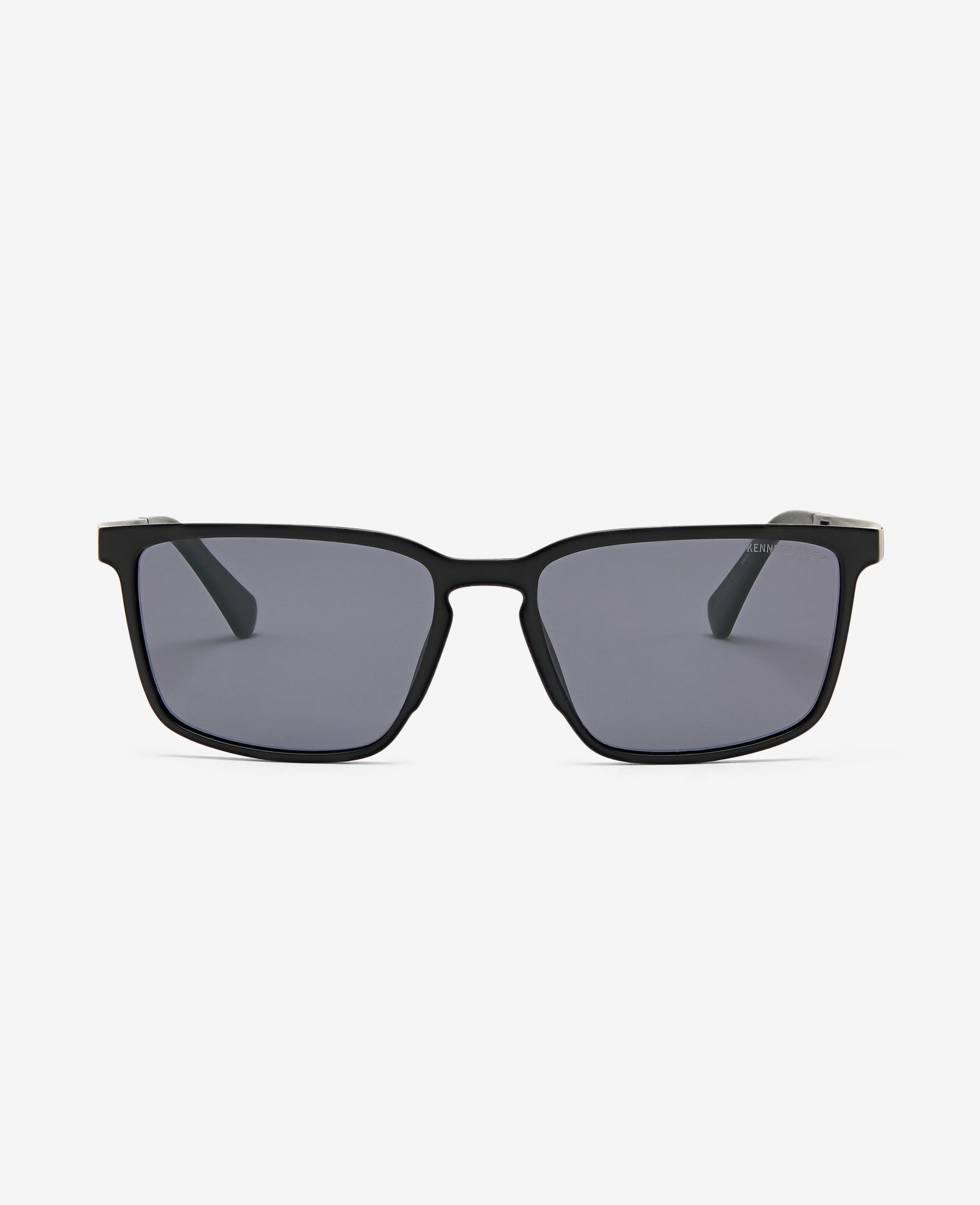 Square Injected Sunglasses Black