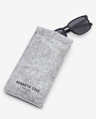 Square Injected Sunglasses Black