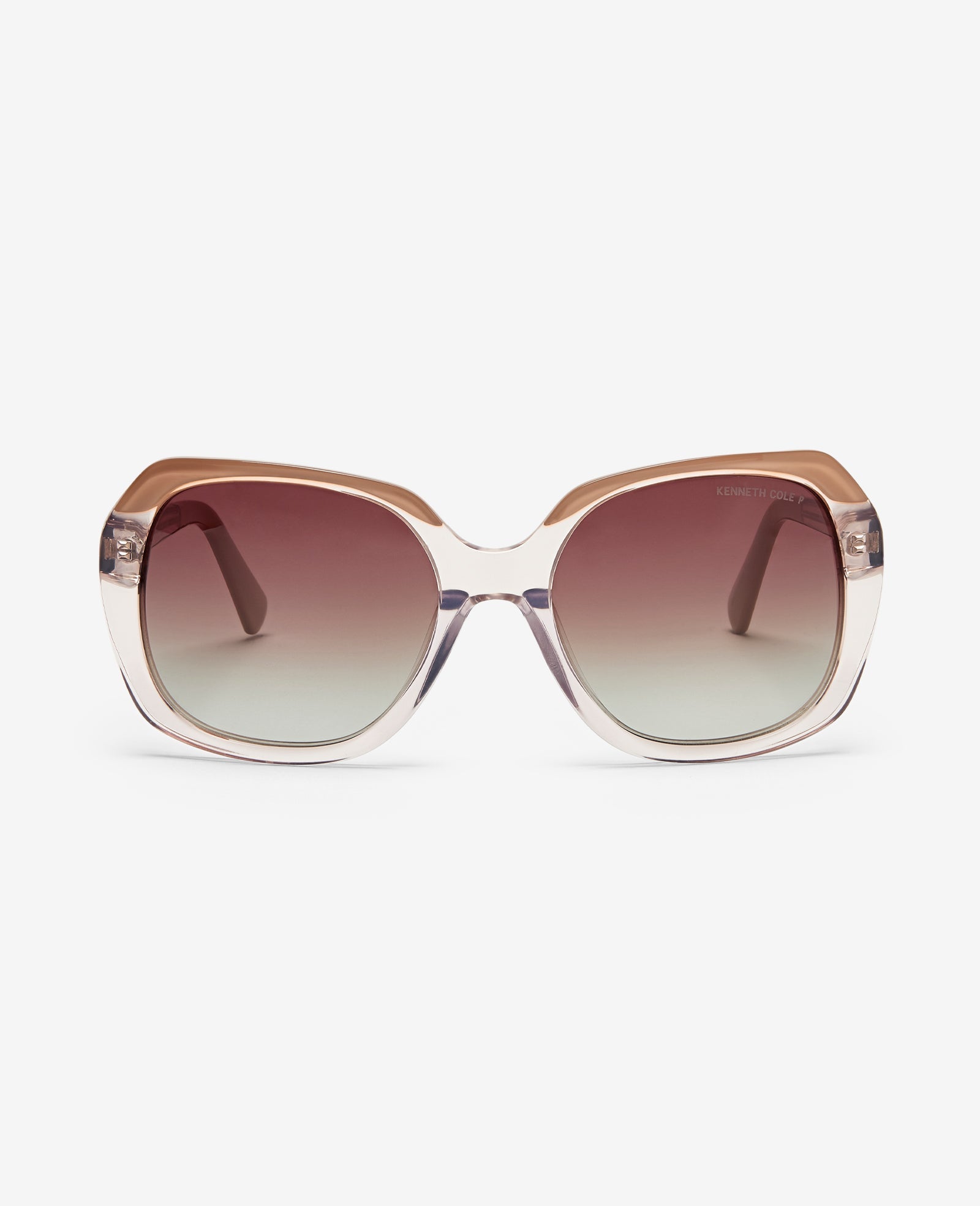 Round Acetate Sunglasses Pink