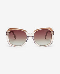Round Acetate Sunglasses Pink