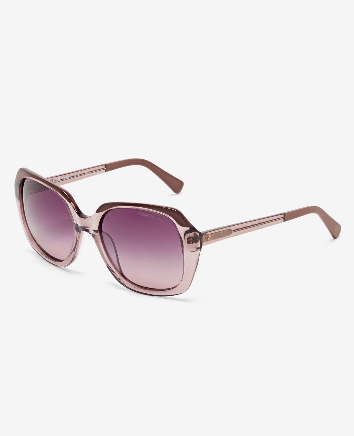 Round Acetate Sunglasses Violet