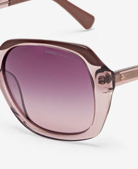 Round Acetate Sunglasses Violet