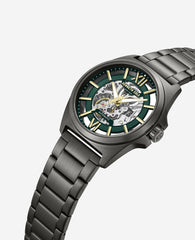 Skeleton Automatic Bracelet Watch Gun