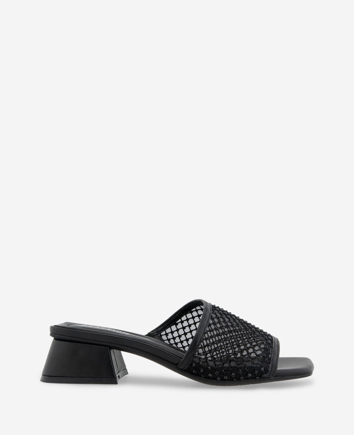 REACTION - Buenita Crystal Mesh Sandal Black/Black Mesh