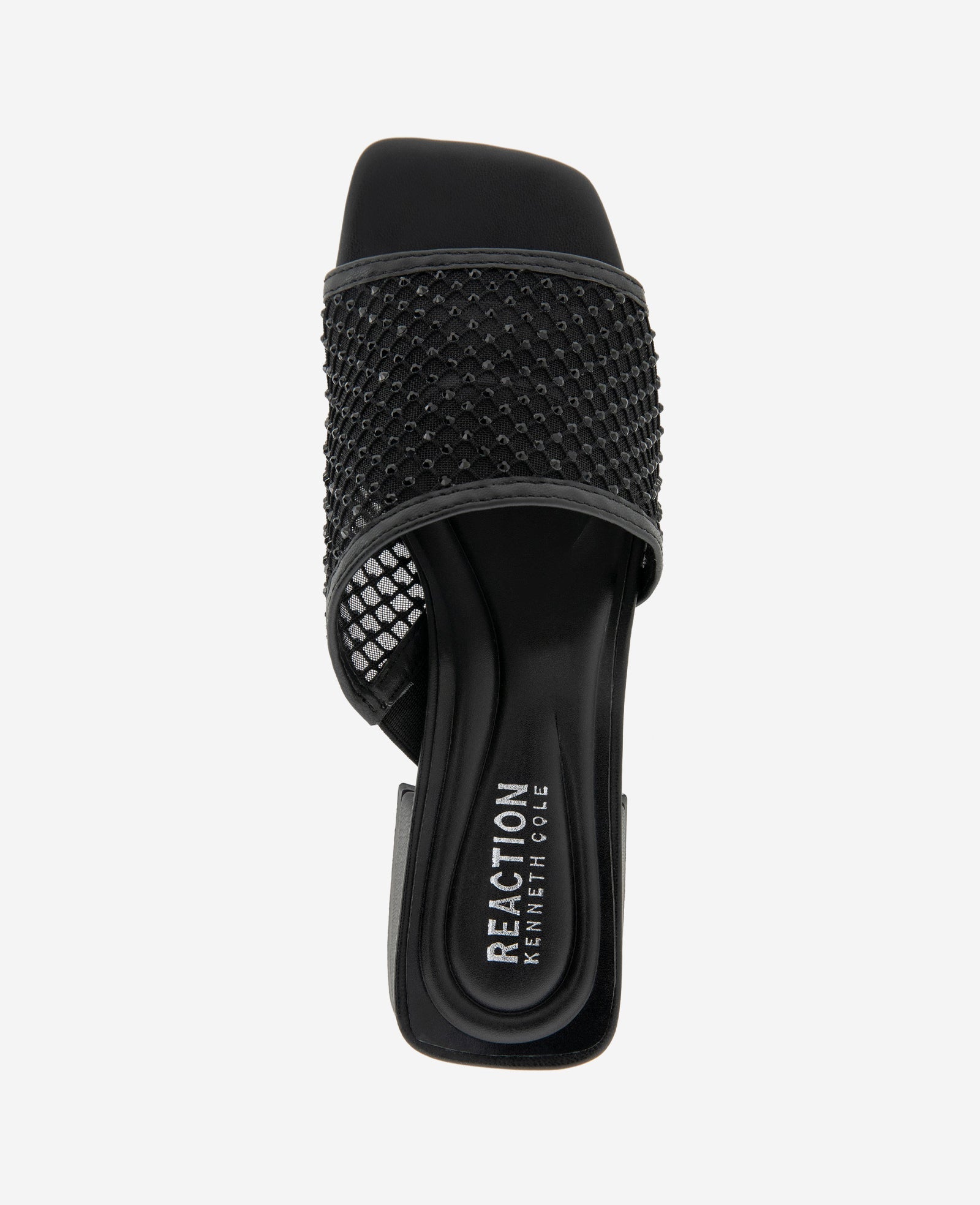 REACTION - Buenita Crystal Mesh Sandal Black/Black Mesh
