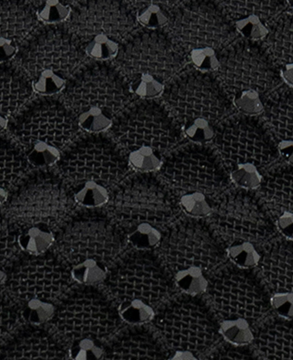 REACTION - Buenita Crystal Mesh Sandal Black/Black Mesh