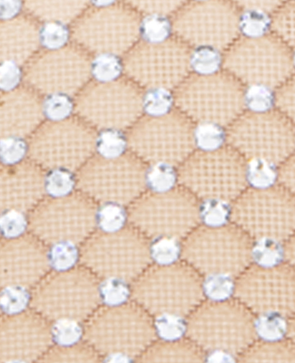REACTION - Buenita Crystal Mesh Sandal Almond Crystal Mesh