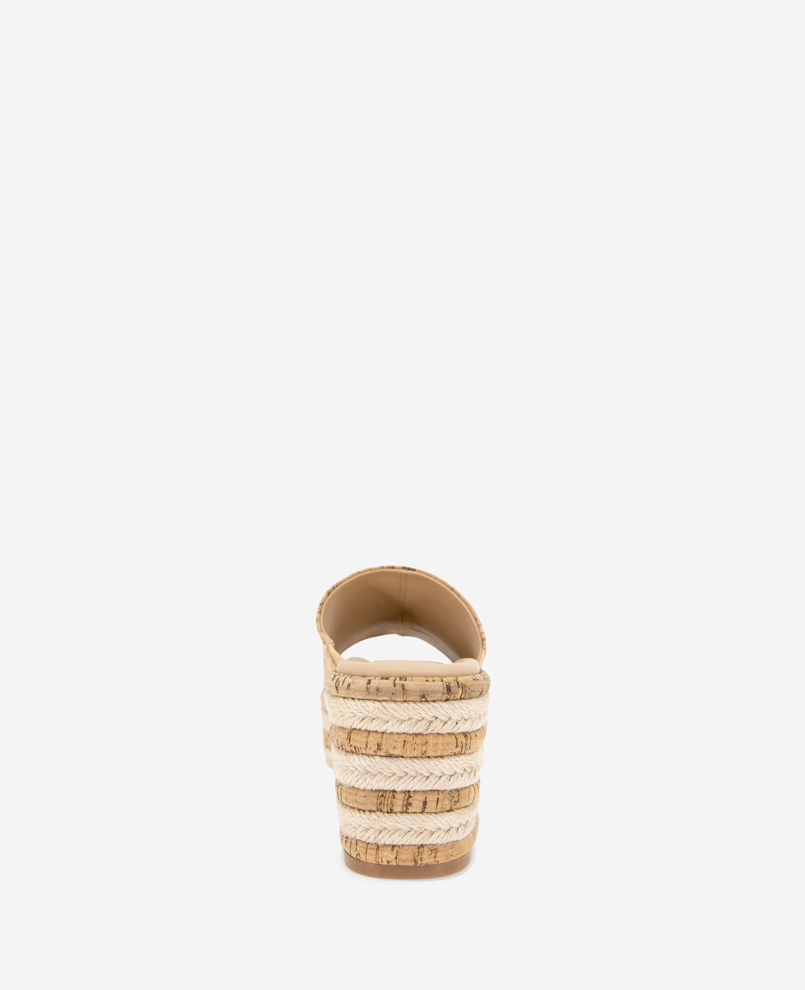 REACTION - Elissa Platform Cork Raffia Sandal Natural Cork