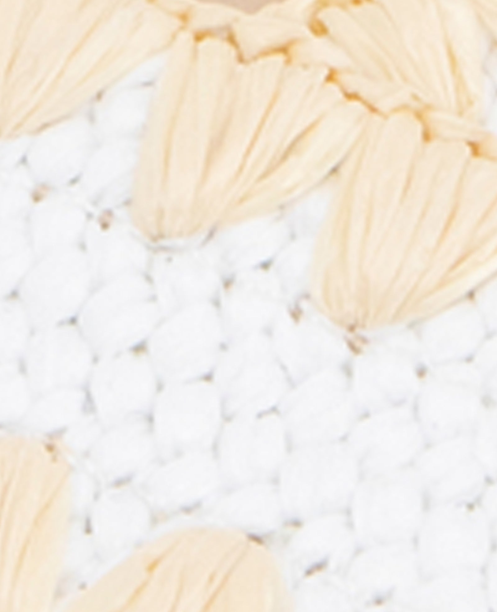 REACTION - Reeva Platform Raffia Cork Sandal White Raffia