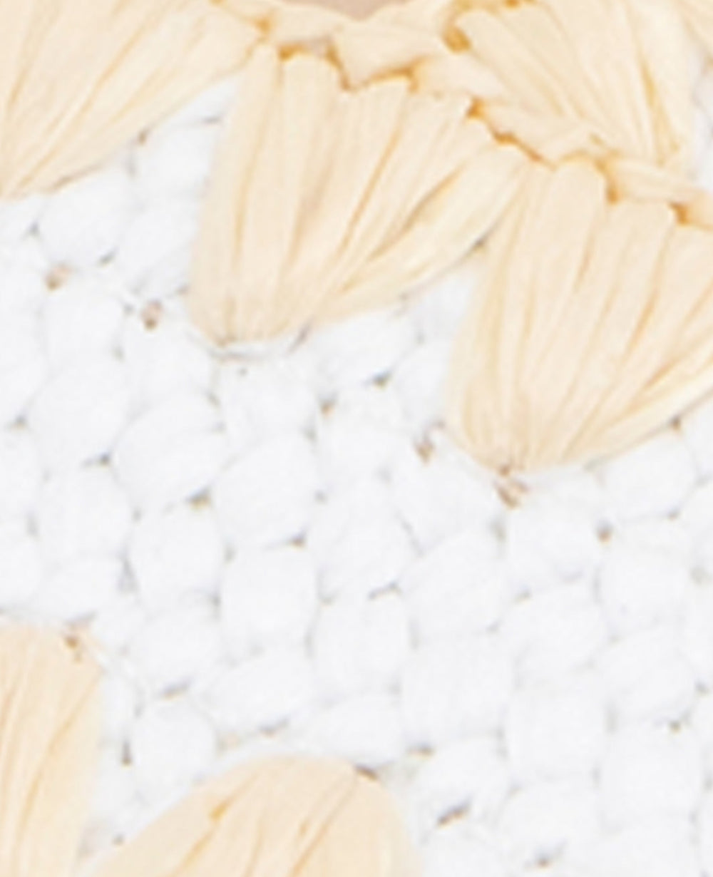REACTION - Reeva Platform Raffia Cork Sandal White Raffia