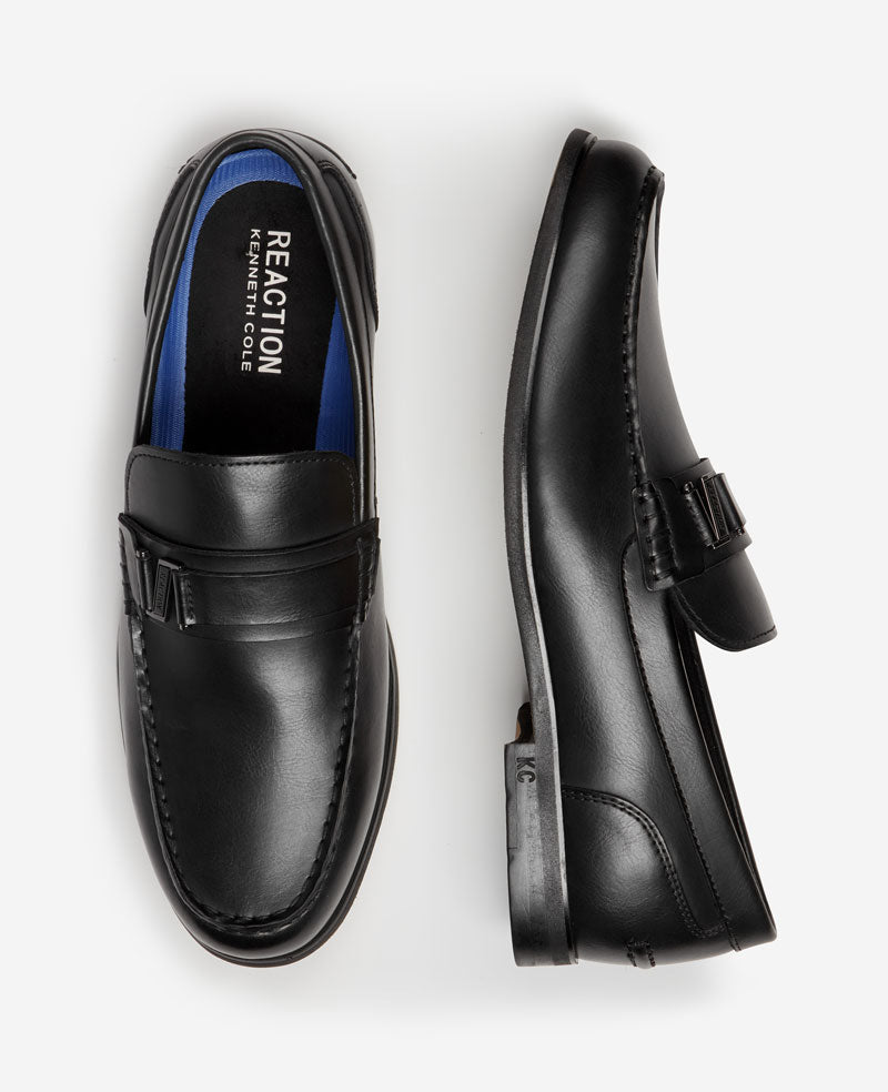 REACTION - Estate Belt Loafer Black