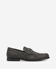 REACTION - Estate Belt Loafer Charcole Faux Suede
