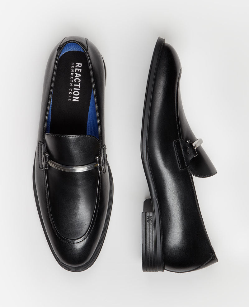 REACTION - Armand2 Apron Toe Bit Loafer Black