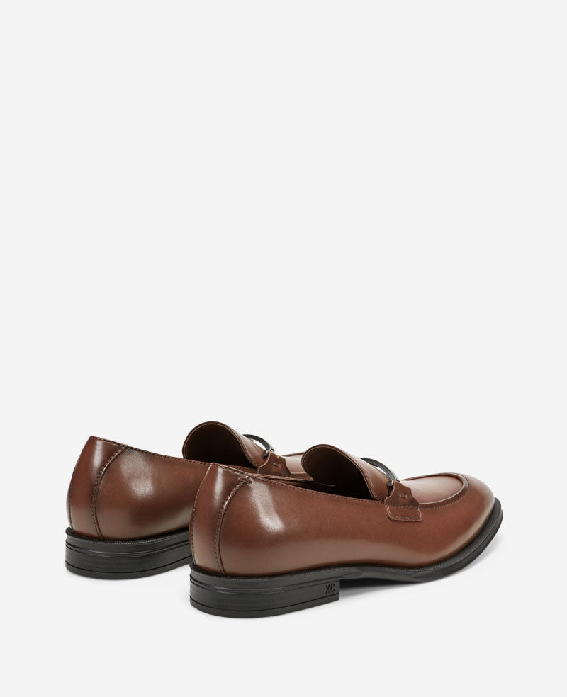 REACTION - Armand2 Apron Toe Bit Loafer Cognac