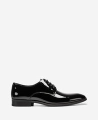 REACTION - Hogart Plain Toe Derby Black Patent