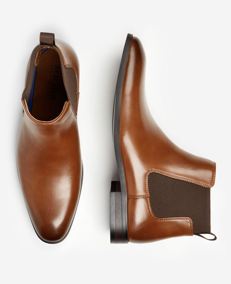 REACTION - Hulard Chelsea Boot Cognac