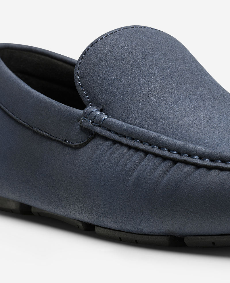 REACTION - Scanlin Driving Loafer Eclipse Faux Suede
