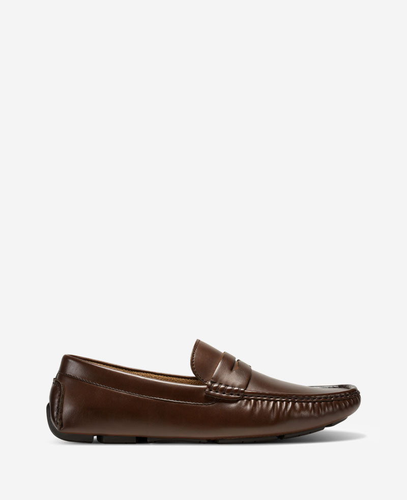 REACTION - Sergio Penny Driving Loafer Mid Brown