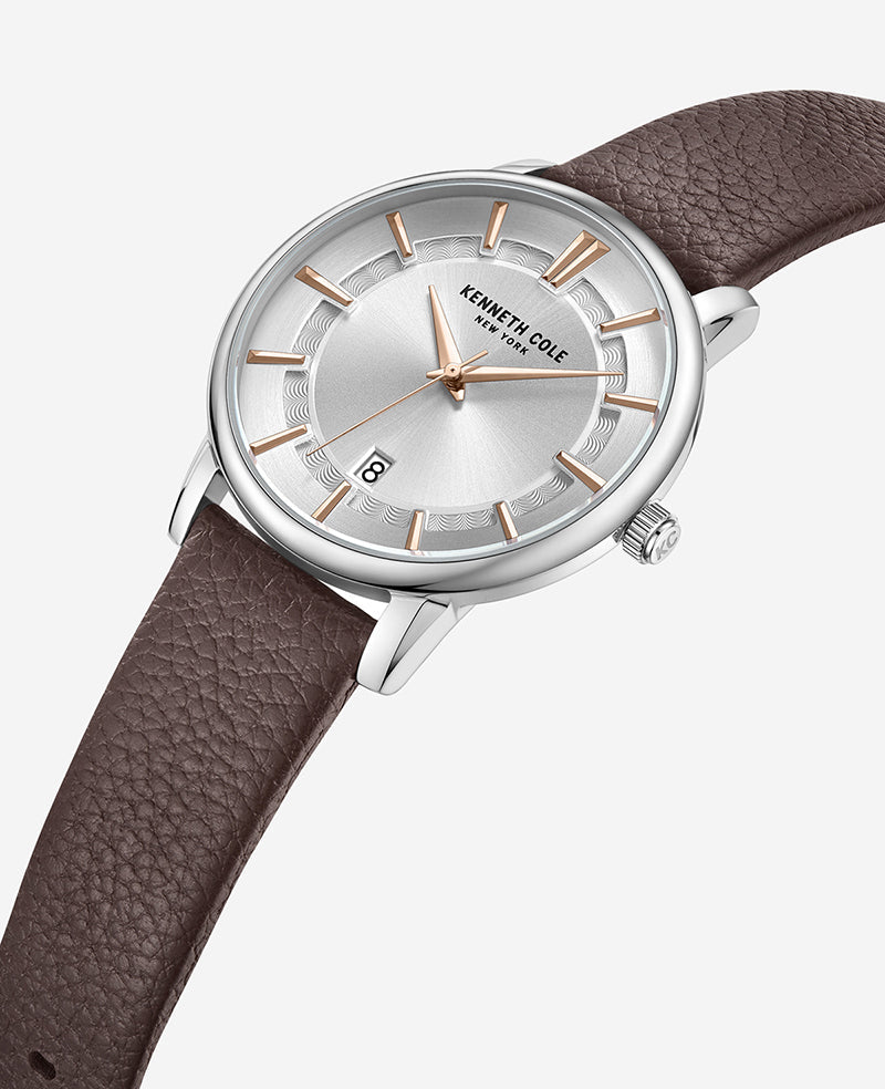 Modern Classic Strap Watch Brown