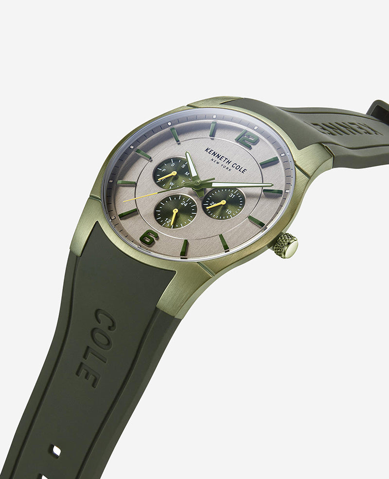 Modern Classic Silicone Watch Green