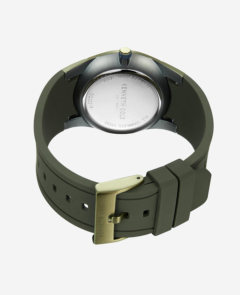Modern Classic Silicone Watch Green
