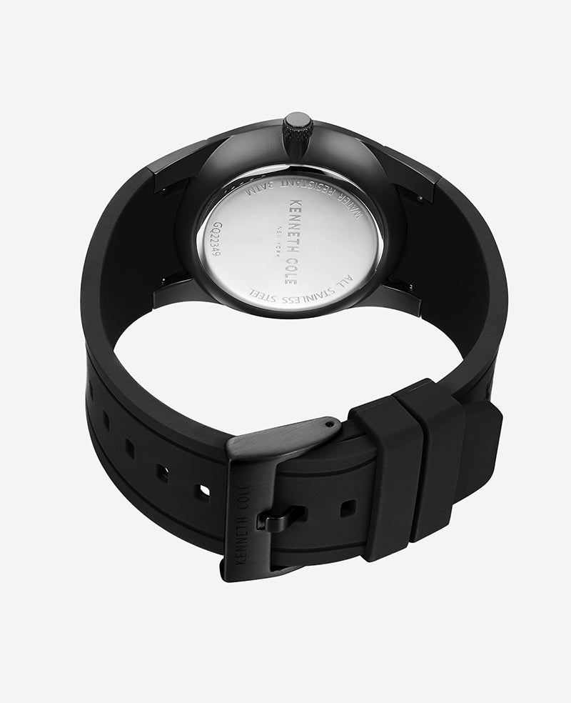 Modern Classic Silicone Watch Black
