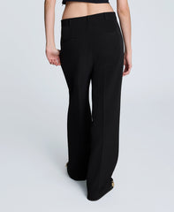 Luxe Twill Wide Leg Pant Black