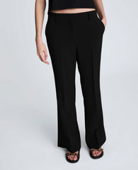 Luxe Twill Flare Leg Pant Black