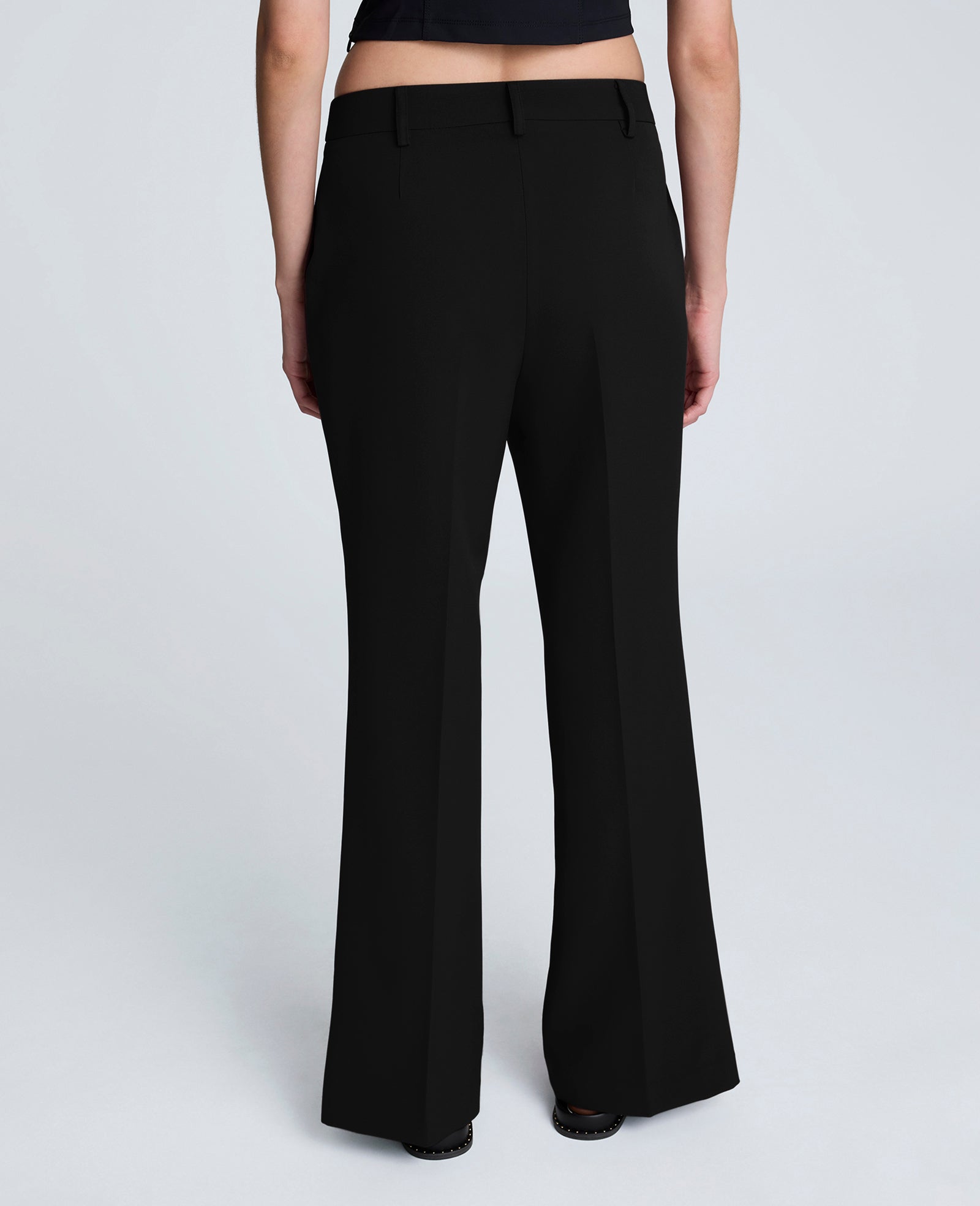 Luxe Twill Flare Leg Pant Black
