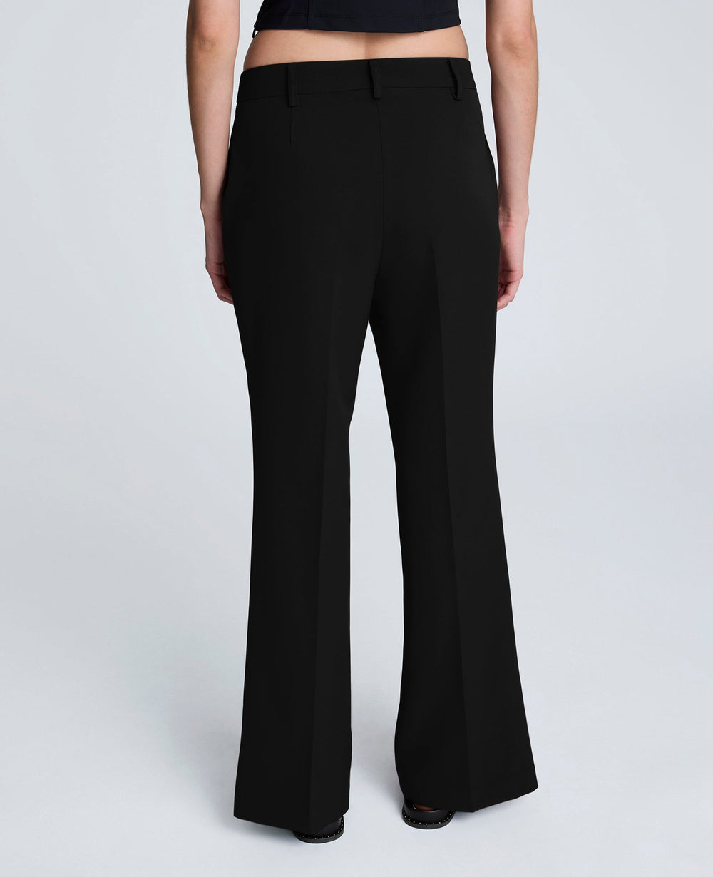 Luxe Twill Flare Leg Pant Black