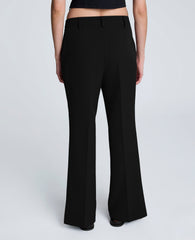 Luxe Twill Flare Leg Pant Black