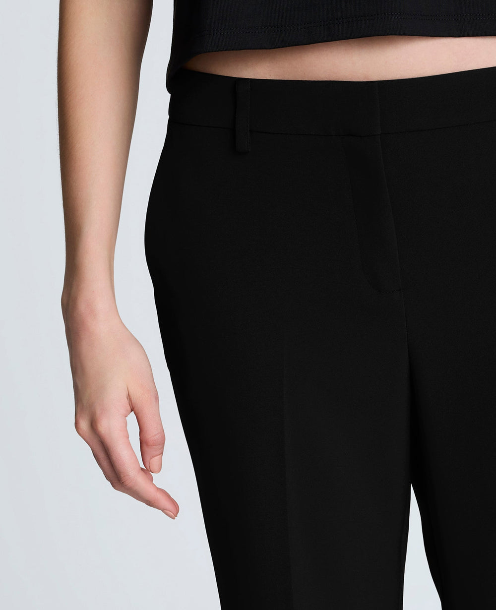 Luxe Twill Flare Leg Pant Black