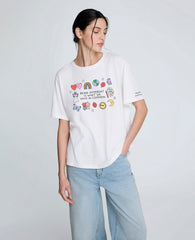 Site Exclusive! Women's Rosie Pink DIFFERENT Tee White