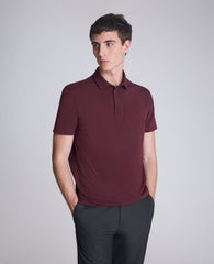 Performance Button Polo Brick Red