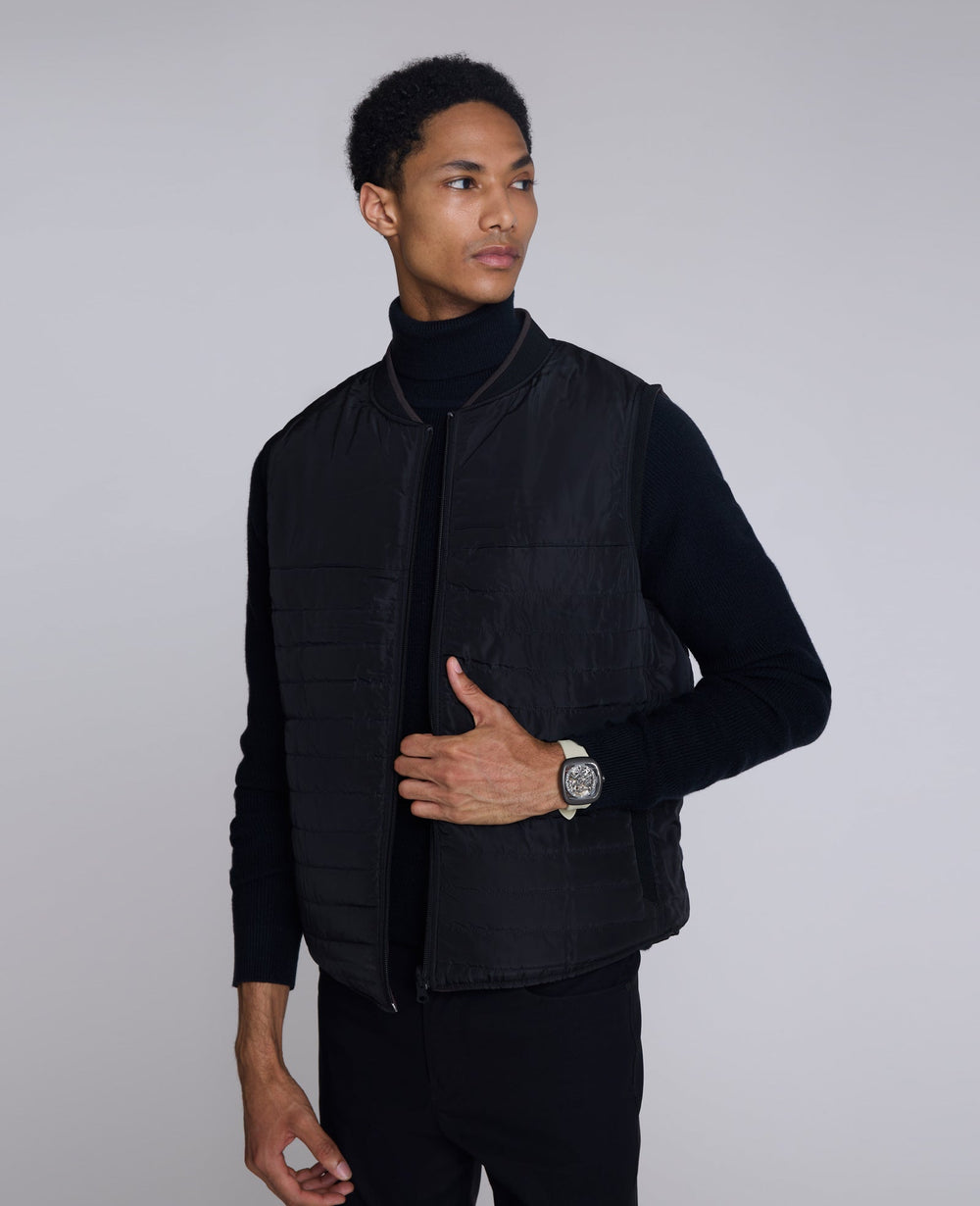 Reversible Vest Chocolate/Black