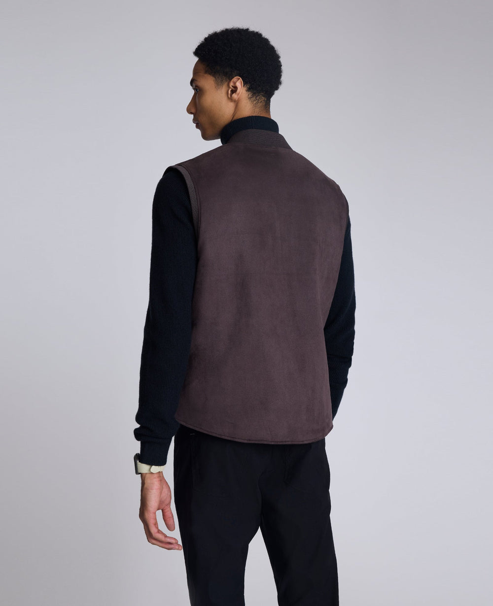 Reversible Vest Chocolate/Black