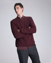 Popcorn Crew Sweater Burgundy