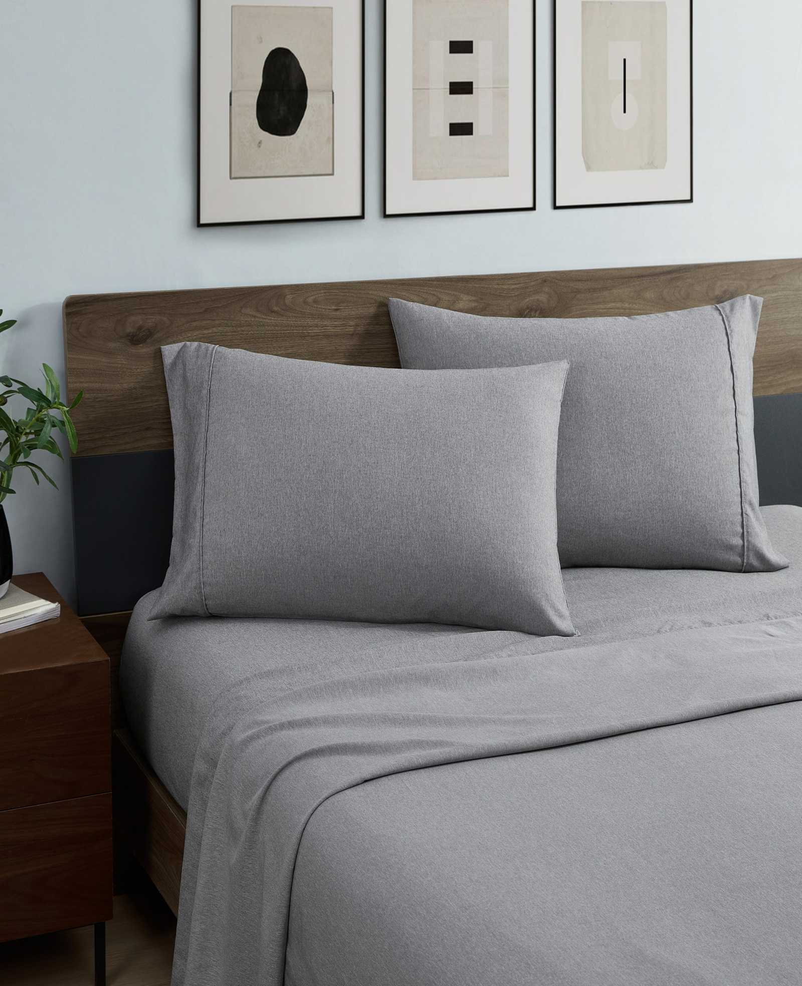 Solid Cationic Sheet Set Grey