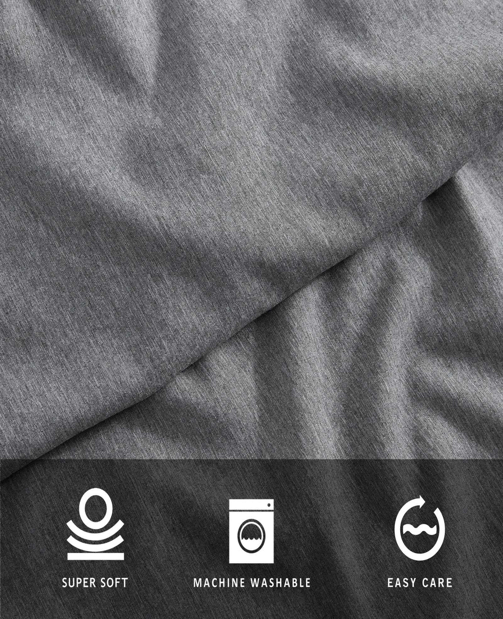 Solid Cationic Sheet Set Grey