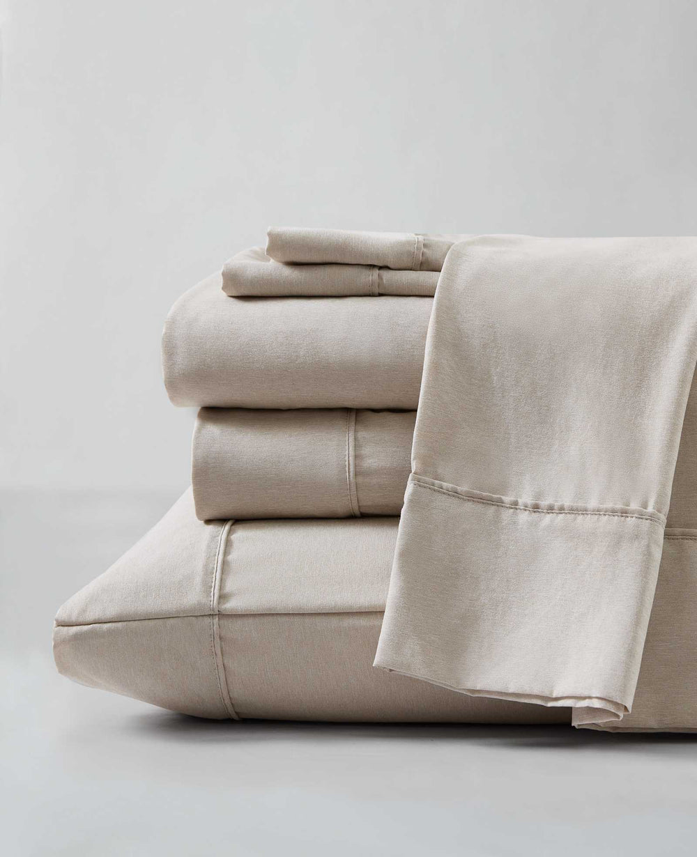 Solid Cationic Sheet Set Beige